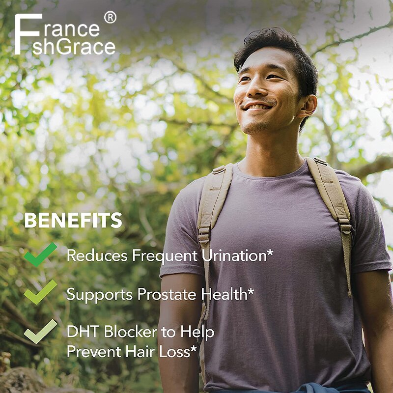 Saw Palmetto Capsules - Customized Prostate Hair Growth Support for Men