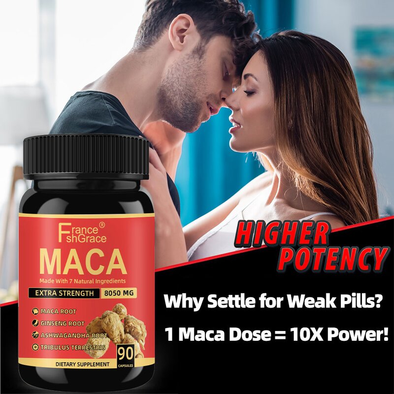 Peruvian Maca Extract Tablets - Organic Power Tablet Strong Supplement