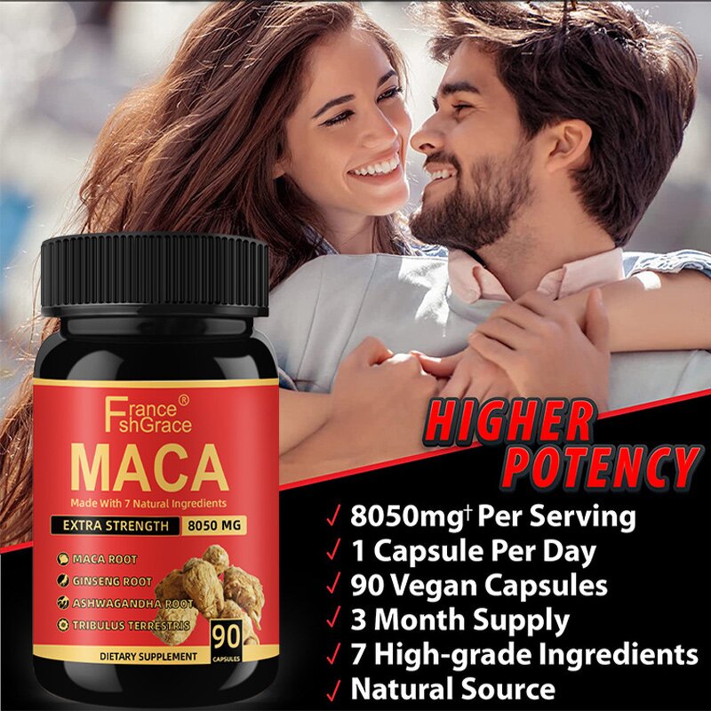 Peruvian Maca Extract Tablets - Organic Power Tablet Strong Supplement