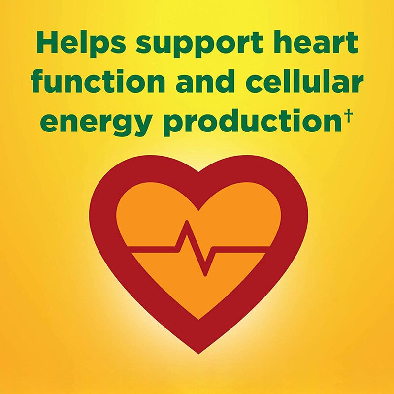 CoQ10 Softgels - 200mg 80 Count Heart Brain Health Dietary Supplement