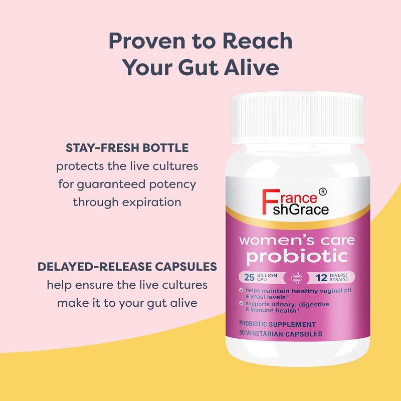 Probiotic Capsules - Customized pH Balance Vaginal Urinary Digestive Immune Health