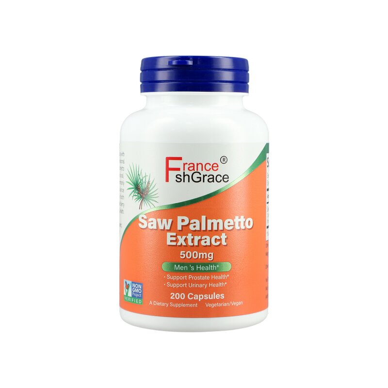 Saw Palmetto Softgels - 500mg with Pumpkin Seed Oil Mens Health Support