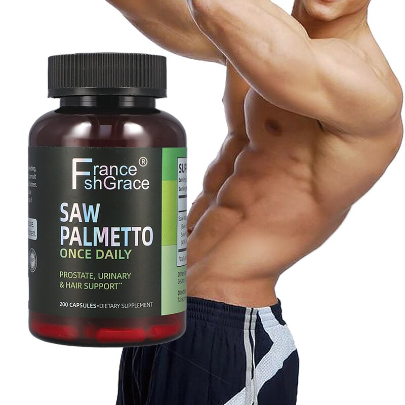 Saw Palmetto Capsules - Organic Prostate Urinary Tract Function Support
