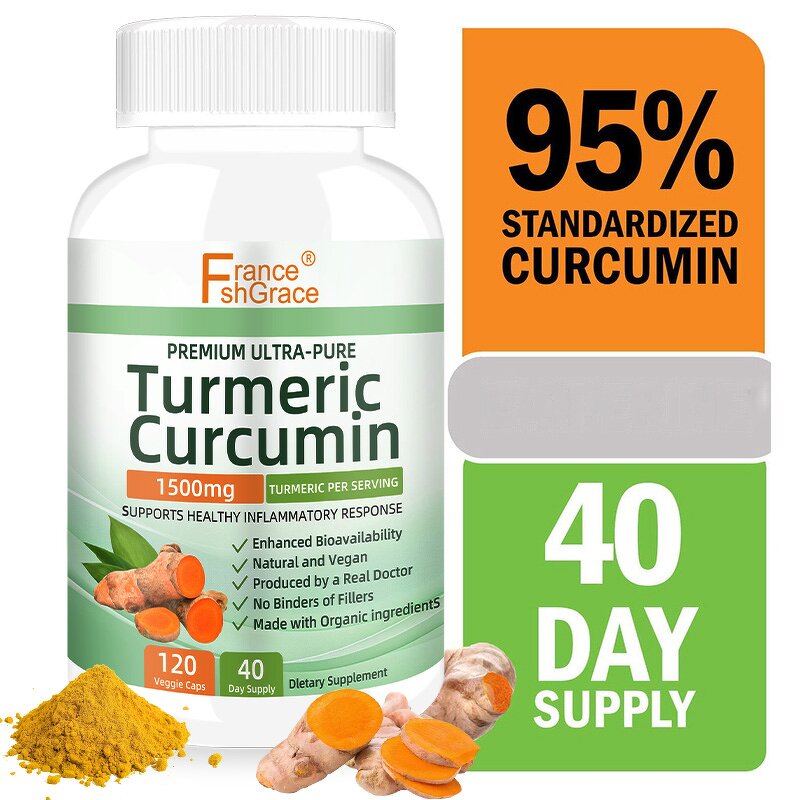 Turmeric Curcumin Capsules - New Arrival Brain Health Cognitive Function Support