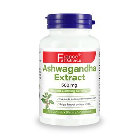 Ashwagandha Capsules - 500mg Organic Extract Improve Sleep Supplement