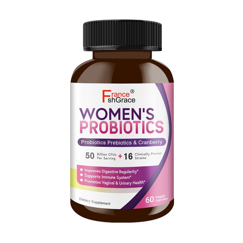 Women Probiotic Capsules - Organic Cranberry Digestive Vaginal Urinary Health