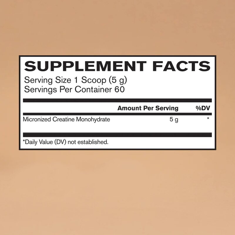 Creatine Monohydrate Powder - Organic Muscle Growth Support Supplement for Adults