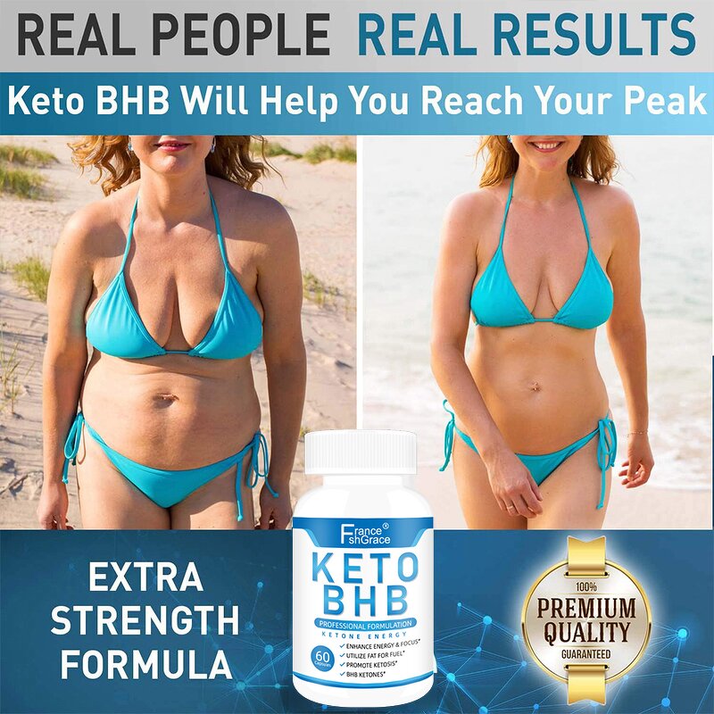 Keto BHB Capsules - Energy Focus Metabolism Weight Management Support