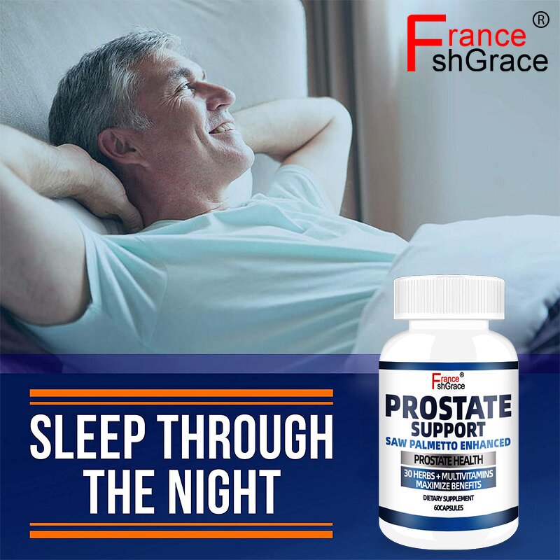 Prostate Capsules - Plant Extracts Saw Palmetto Bladder Enhance Support