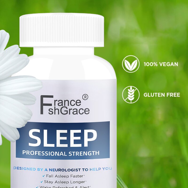 Sleep Aid Capsules - New Arrival Sleep Quality Support Veg Capsules for Adults