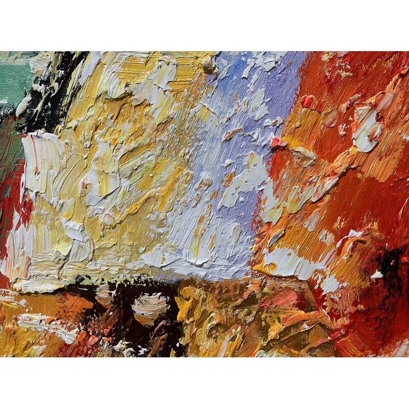 Oil Painting Manufacturer - Custom Hand-Painted Landscape Framed for Office Lobby Coastal House Gift Idea