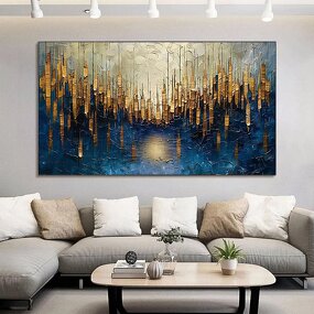 Oil Painting Manufacturer - Hand Painted Abstract Large Minimalist Canvas Soft Neutral Textured Modern for Gallery Home Hotel