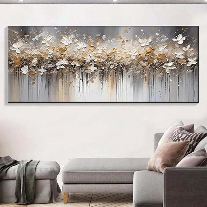 Wall Art Manufacturer - Custom Handmade Oil Canvas Contemporary Abstract 3D Textured Aesthetic for Living Room Office