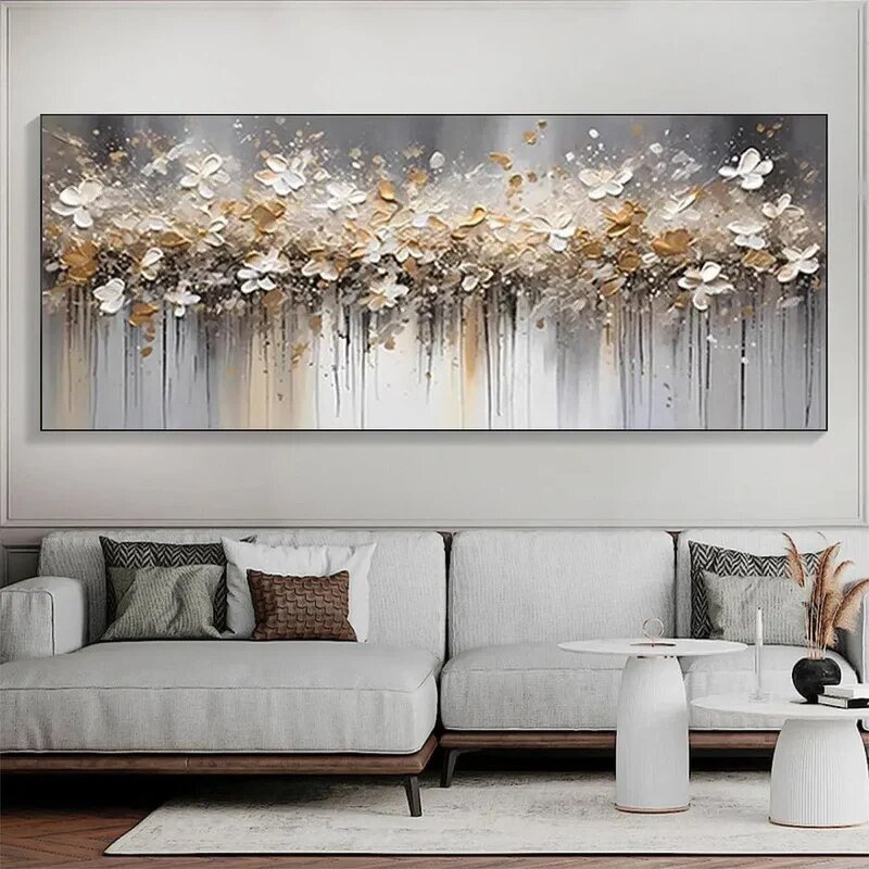Wall Art Manufacturer - Custom Handmade Oil Canvas Contemporary Abstract 3D Textured Aesthetic for Living Room Office