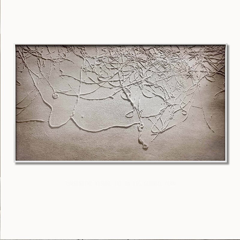 Abstract Wall Art Manufacturer - Wholesale Customized Minimalist Wabi Sabi Handmade 3D Texture Canvas