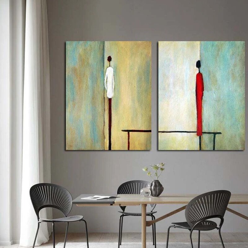 Oil Painting Manufacturer - Wholesale Customized Home Hotel Large Hand Painted Abstract Canvas 3D Textured