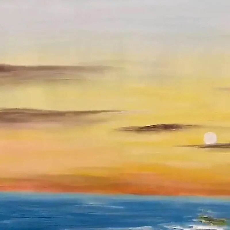 Wall Art Manufacturer - Modern Abstract Ocean Sunset Canvas Neutral Textured for Living Room Bedroom Calm Style