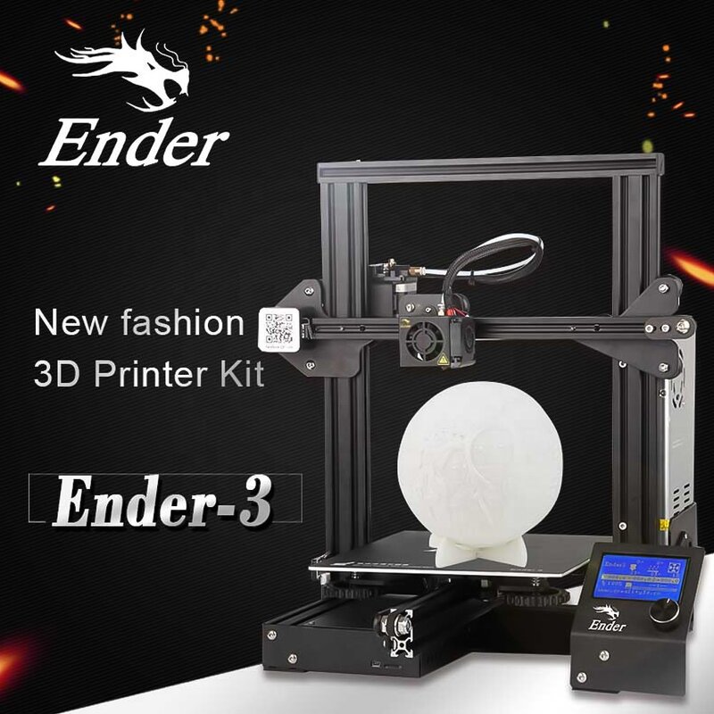 3D Printer Manufacturer - Ender-3 DIY Kit Large Size Mini with Resume Power Failure Feature 1-Year Warranty