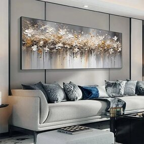 Wall Art Manufacturer - Custom Handmade Oil Canvas Contemporary Abstract 3D Textured Aesthetic for Living Room Office