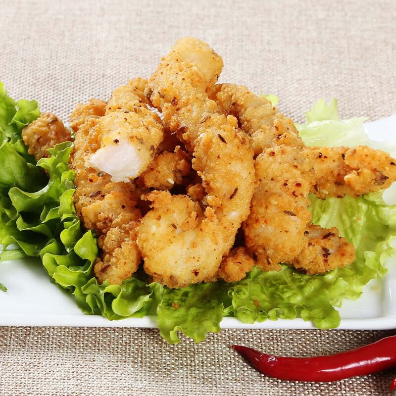Chicken Breast Strips Manufacturer - Verified Supplier IQF Fully Cooked Breaded 10-20g for Wraps Salads