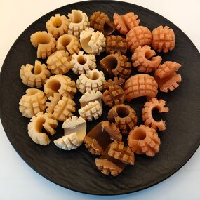 Dog Snack Manufacturer - Wholesale Cod Blossom Roll Chicken Crispy Floral Shape for Dental Chew