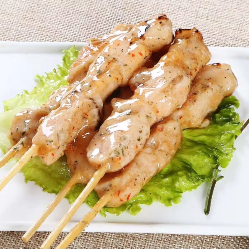Chicken Meat Skewers Manufacturer - Frozen Japanese Cooked Charcoal Grilled Yakitori