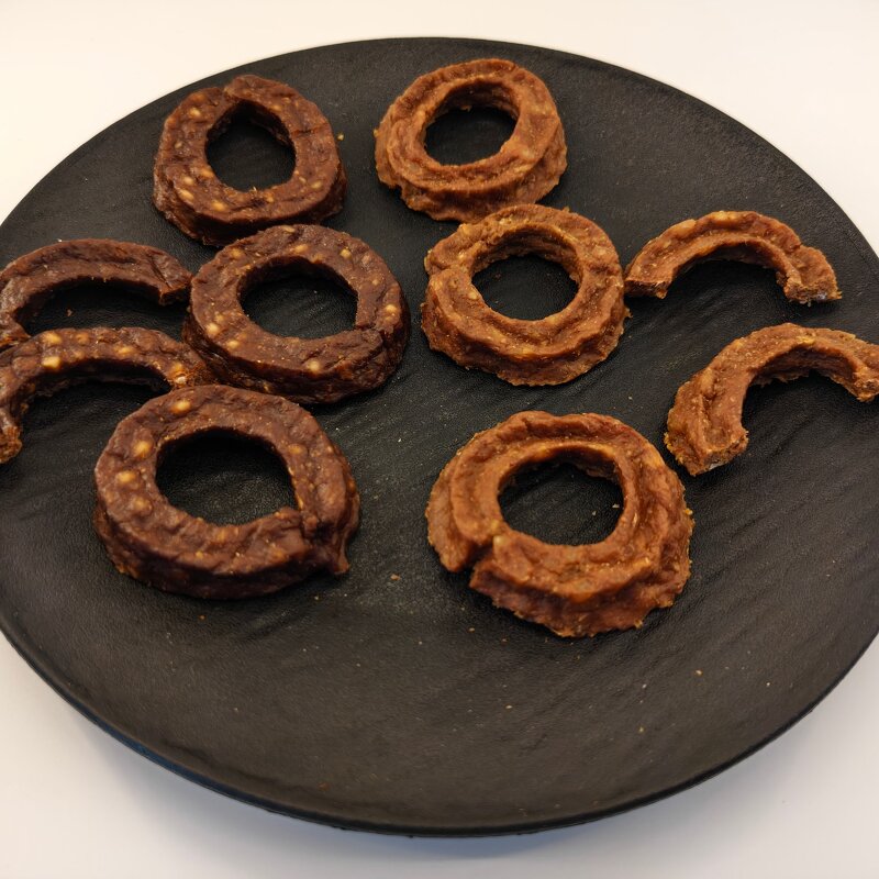 Beef Donuts Dog Snack Manufacturer - Wholesale Glutinous Rice with Beef for Chewy Protein Snack