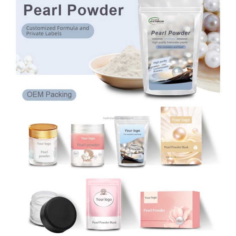 Pearl Powder - Factory Ultra Fine Food Cosmetic Grade Pure Bulk