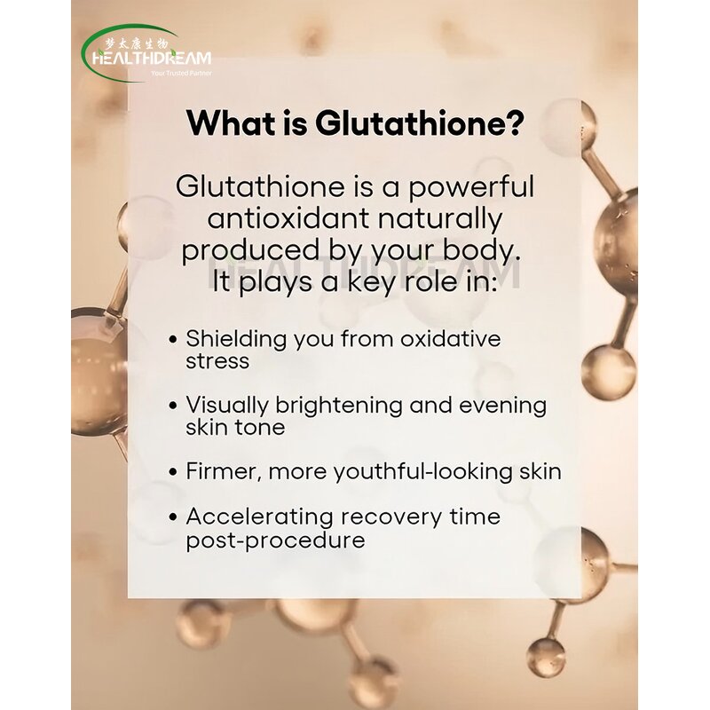 L-Glutathione Powder - 98% CAS 70-18-8 100% Pure OEM Customization