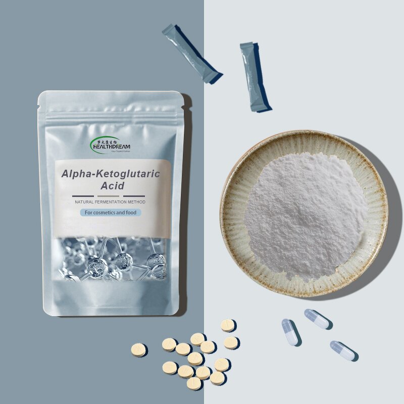 Alpha Ketoglutarate Acid - AKG 99% CAS 328-50-7 OEM Food Supplement Powder