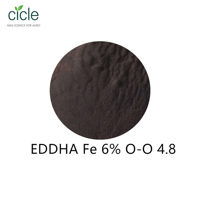 EDDHA Fe 6% Fertilizer - Factory Price Stable pH 4-10 Iron Micronutrient