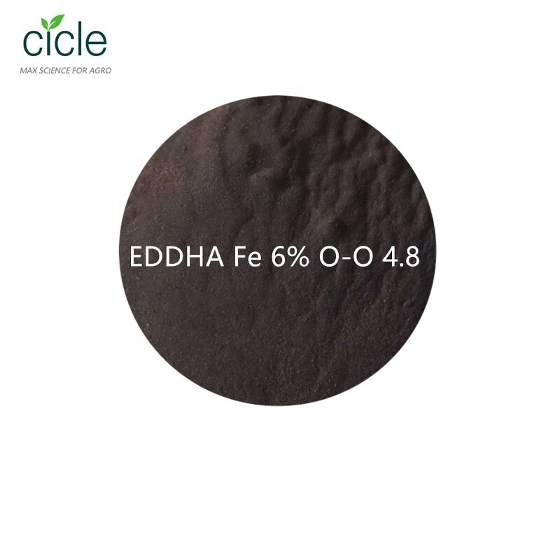 EDDHA Fe 6% Fertilizer - Factory Price Stable pH 4-10 Iron Micronutrient