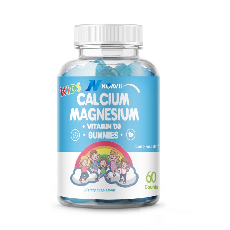 Kids Calcium Gummies Manufacturer - Magnesium Vitamin D Chewable for Bone Health Support