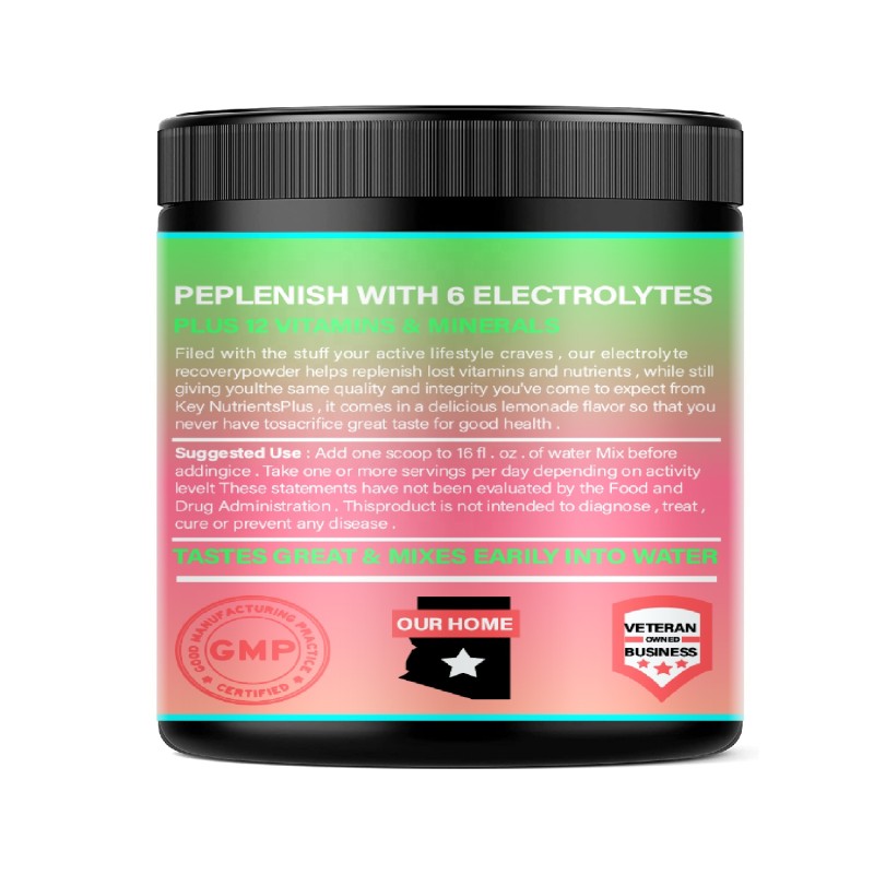 Electrolytes Powder Factory - Watermelon Flavor Private Label Raw Material Protein Amino Acids BCAA
