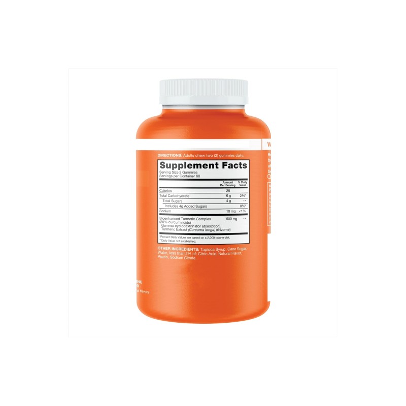 Turmeric Gummies Manufacturer - with 500mg Turmeric Curcumin Joint Support High Absorption Vegan