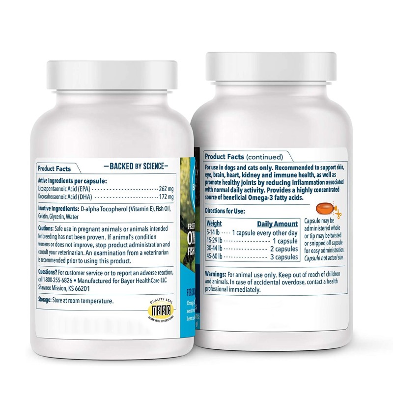 Pet Omega 3 Supplement Factory - Private Label Support Free Form Snip Tips for Dogs Cats Liquid