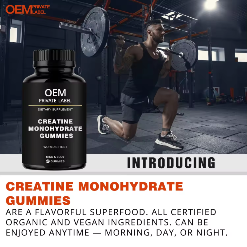 Sport Gummies Factory - OEM ODM Pure Creatine Monohydrate Energy Pre Workout Powder