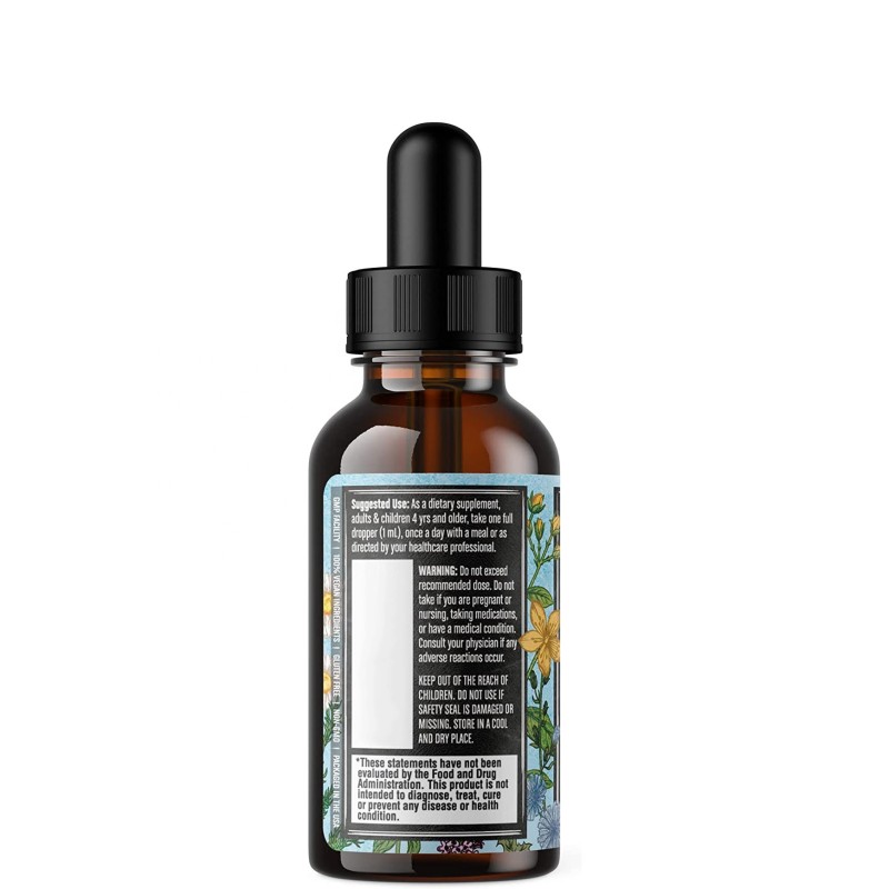 Vegan Omega 3 Drops Factory - with Vegetarian D3 K2 EPA DHA Fatty Acids Plastic Bottles Oral