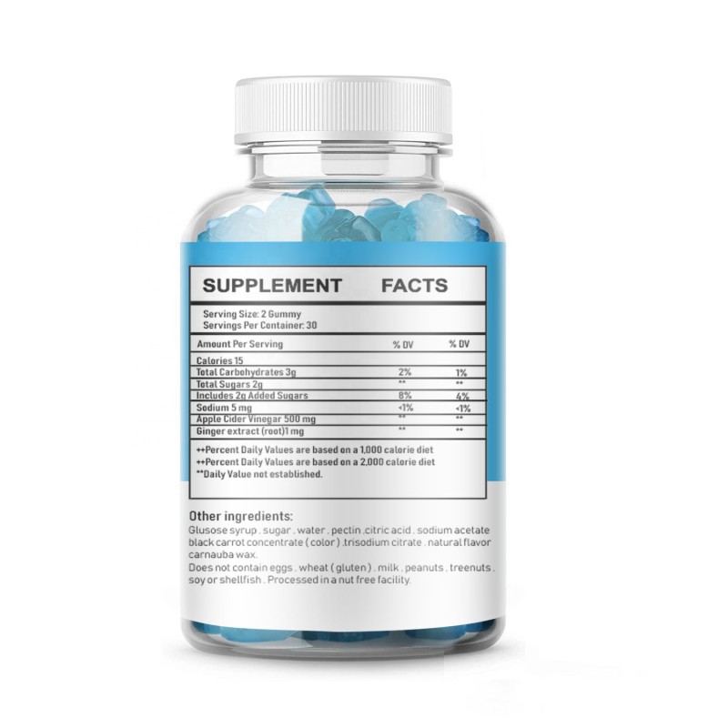 Kids Zinc Gummies Factory - 15 mg Natural Flavor ACV for Skin and Immune Support Vitamin