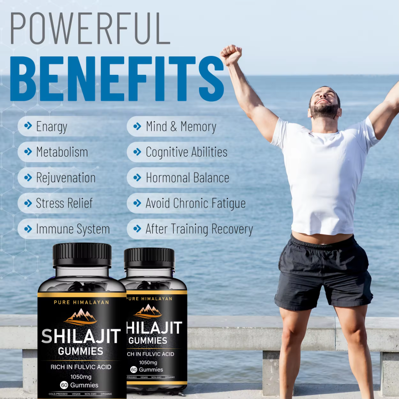 Shilajit Resin Factory - OEM Organic Pure Himalayan Minerals Extract Resin Gummies