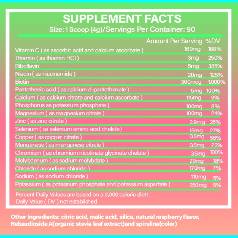 Electrolytes Powder Factory - Watermelon Flavor Private Label Raw Material Protein Amino Acids BCAA