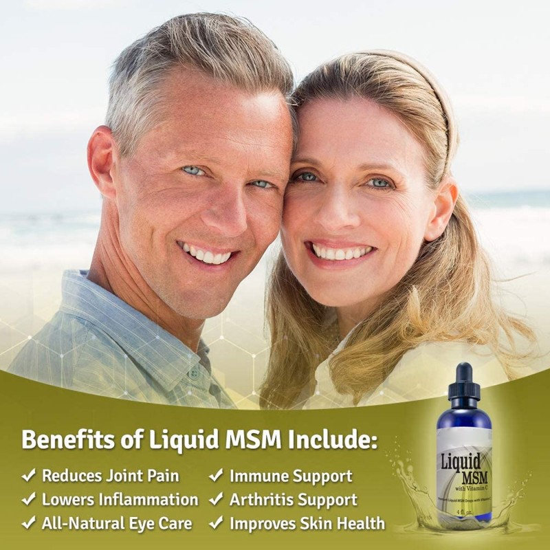 MSM Drops Factory - OEM Liquid 100% Sterile Safe Vegan Non-GMO with Organic MSM Vitamin C