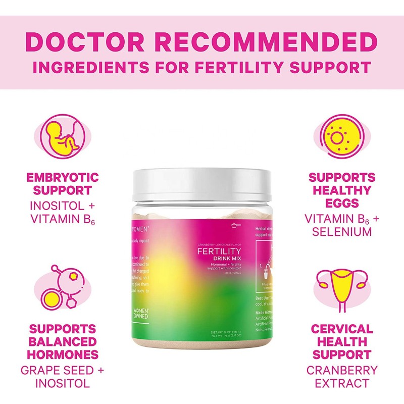 Fertility Drink Mix Factory - Supplements for Women Hormone Balance Prenatal Vitamin Inositol