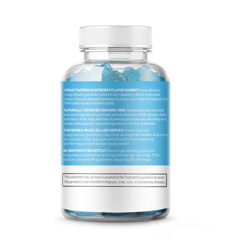 Kids Calcium Gummies Manufacturer - Magnesium Vitamin D Chewable for Bone Health Support