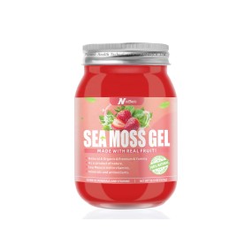 Sea Moss Gel Manufacturer - Organic Strawberry Flavor Natural with 92 Minerals Vitamins Immune
