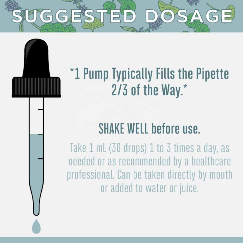 Nootropic Drops Manufacturer - Focus Adrenal Support with Ginkgo Biloba Astragalus for Memory