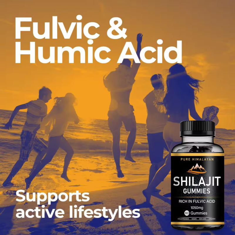 Shilajit Resin Factory - OEM Organic Pure Himalayan Minerals Extract Resin Gummies