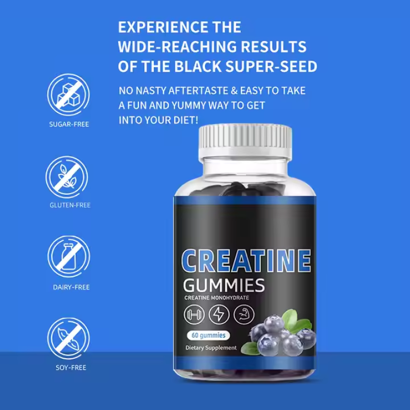 Pre Workout Gummies Factory - OEM Private Label Creatine Monohydrate for Muscle Growth