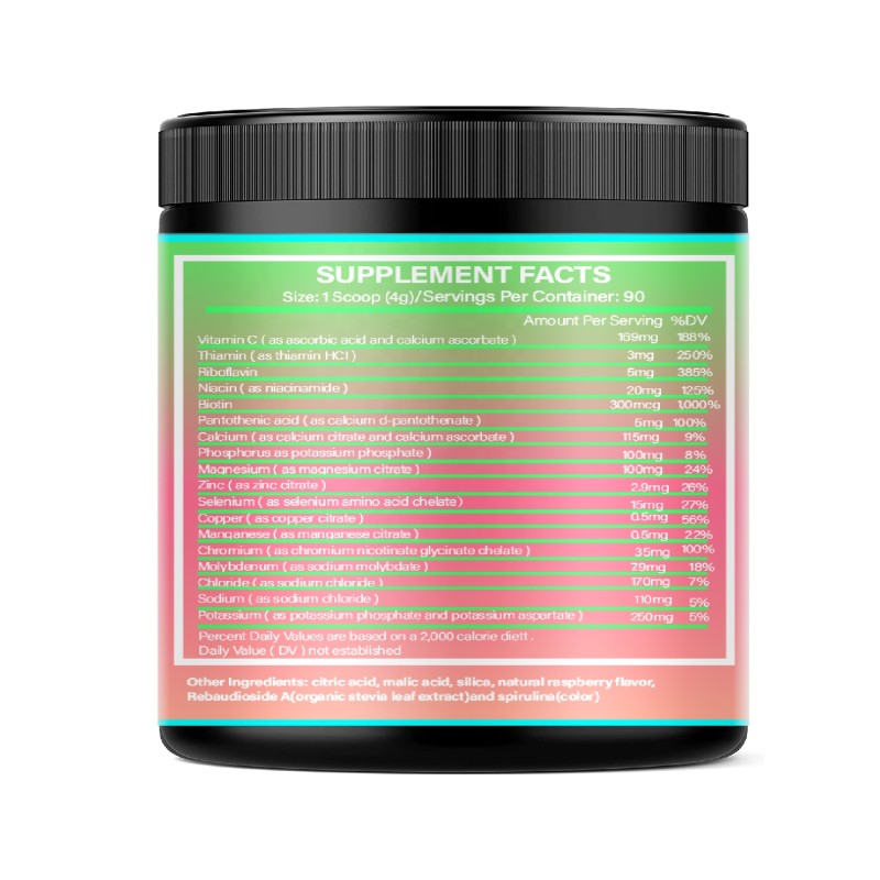 Electrolytes Powder Factory - Watermelon Flavor Private Label Raw Material Protein Amino Acids BCAA