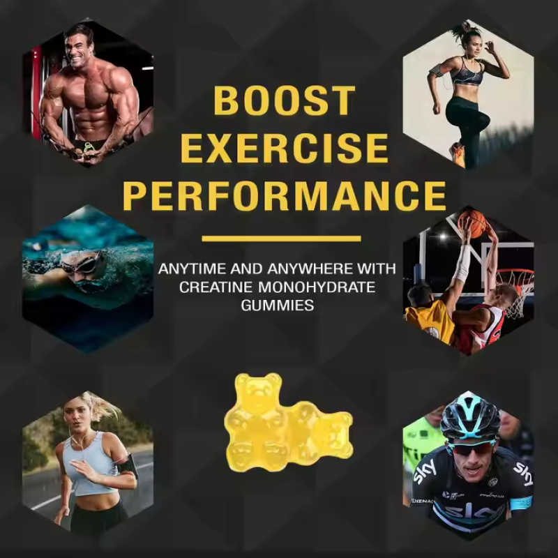 Sports Gummies Manufacturer - OEM Private Label High Quality Creatine Monohydrate Energy Gummy